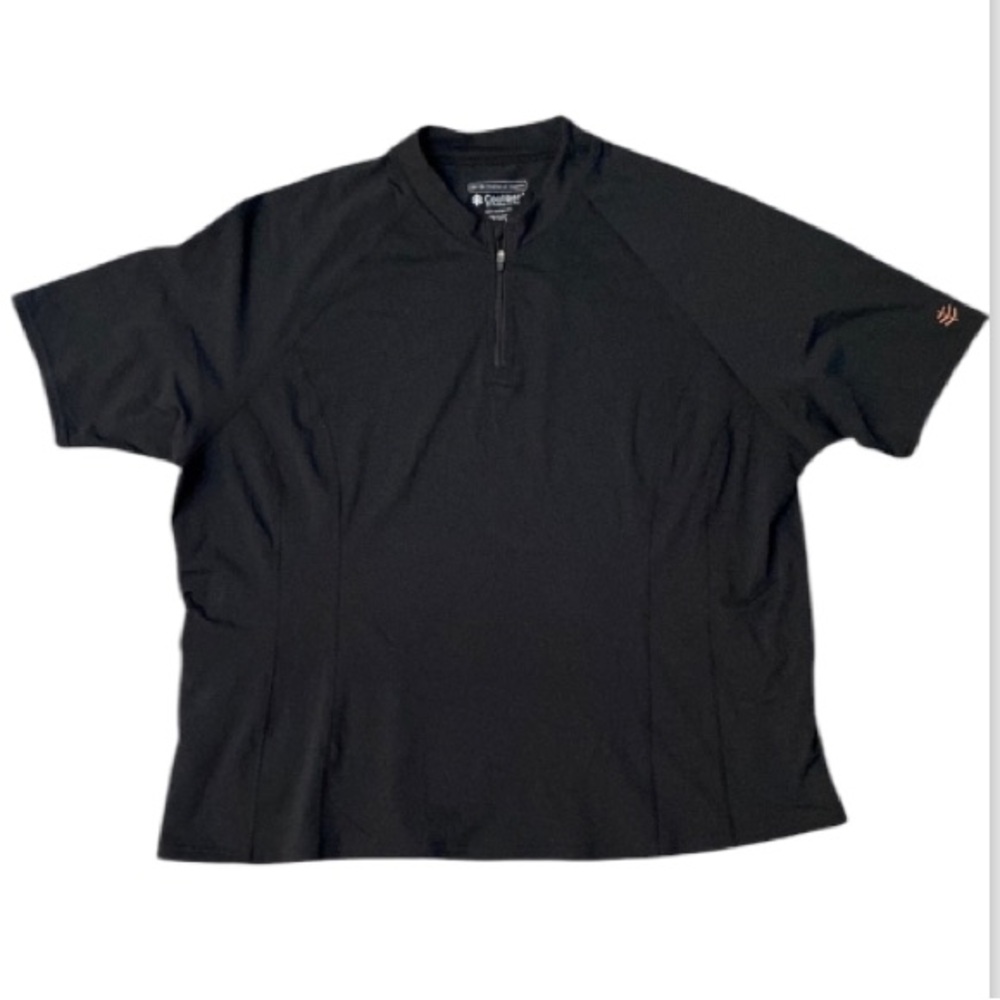 Coolibar Men's Black Short Sleeve UPF 50 Shirt size 2XL